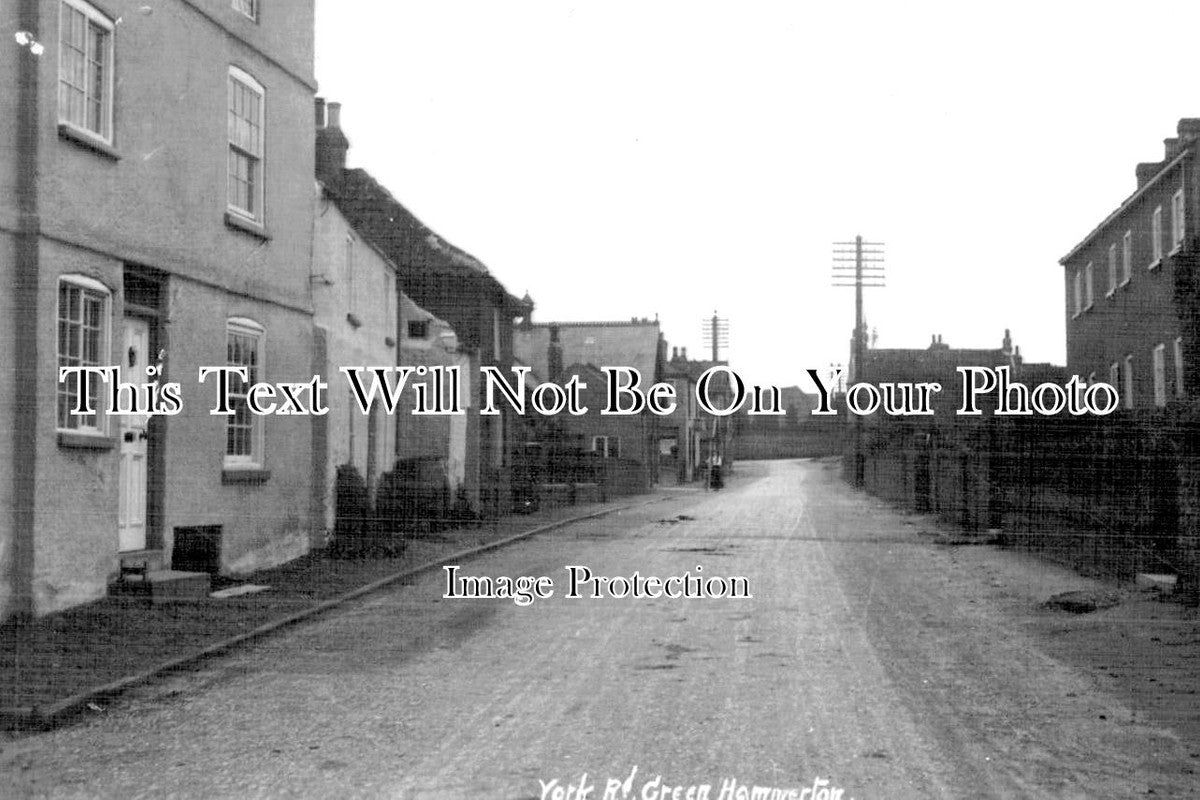 YO 8752 - York Road, Green Hammerton, Yorkshire c1909