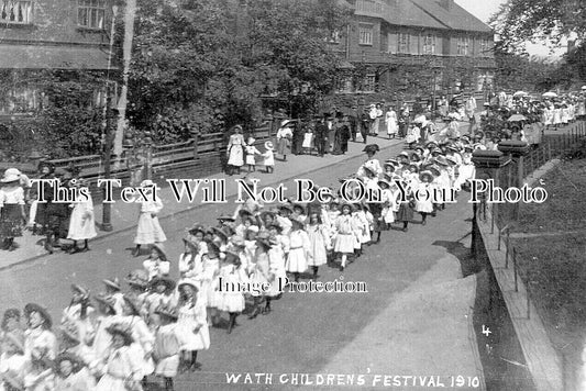 YO 8768 - Wath Childrens Festival, Yorkshire 1910