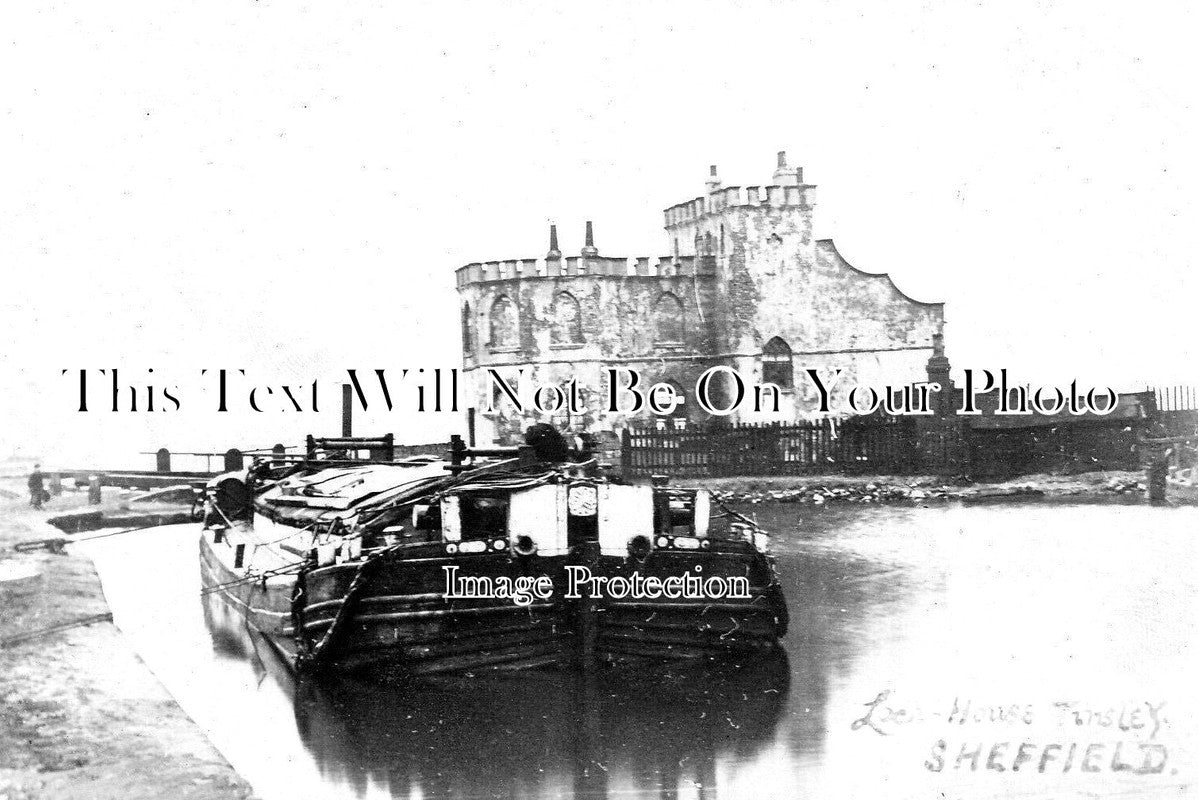 YO 8871 - Barge At Lock House, Tinsley, Sheffield, Yorkshire