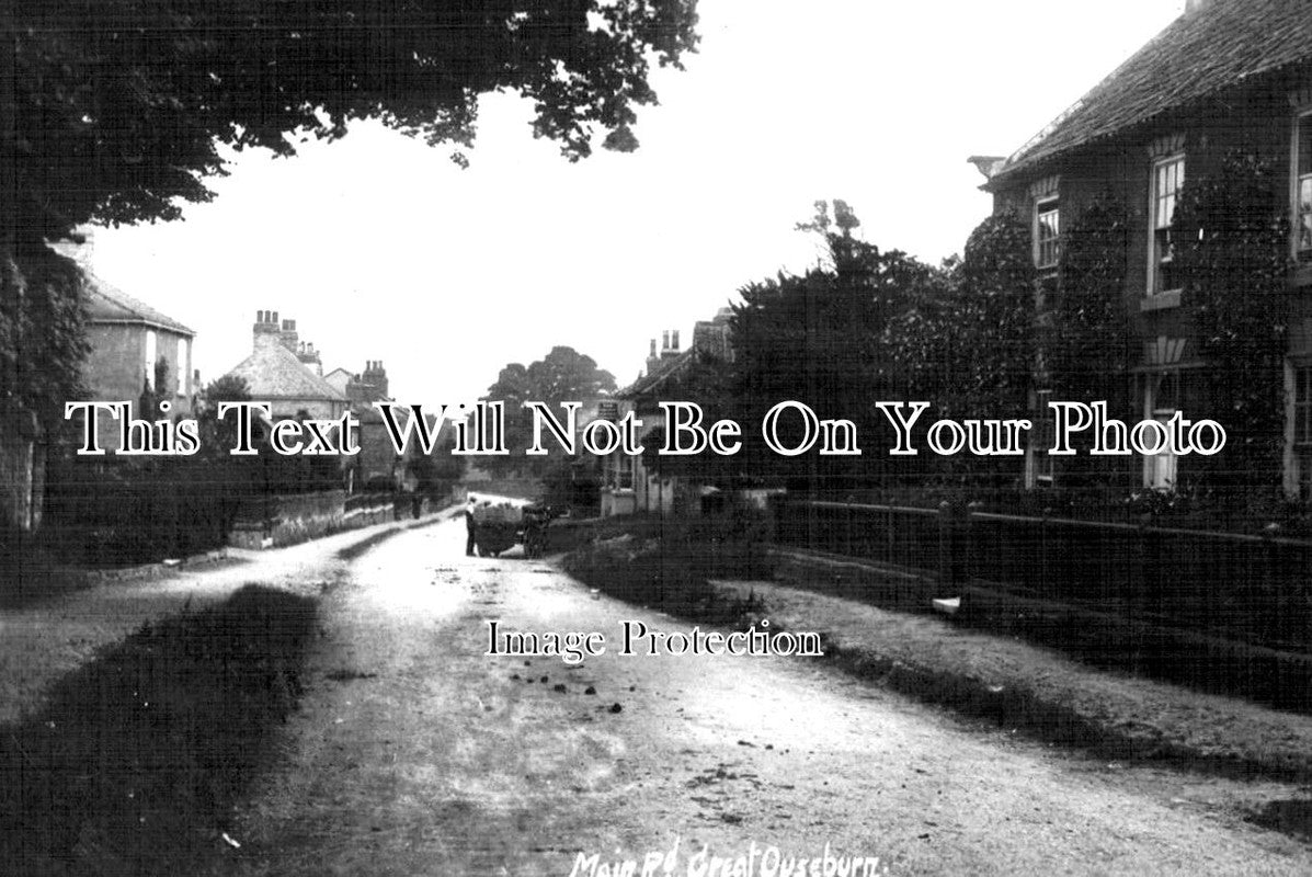 YO 8880 - Main Road, Great Ouseburn, Yorkshire c1909