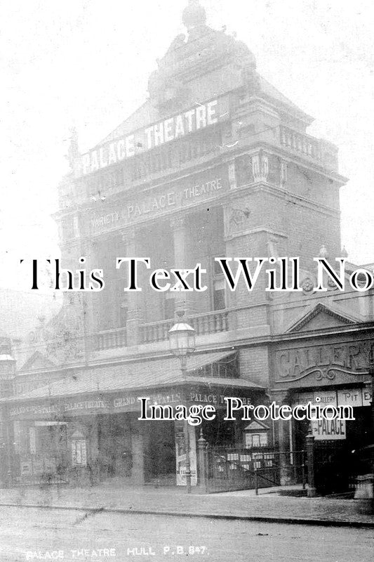 YO 8902 - The Palace Theatre, Hull, Yorkshire c1906