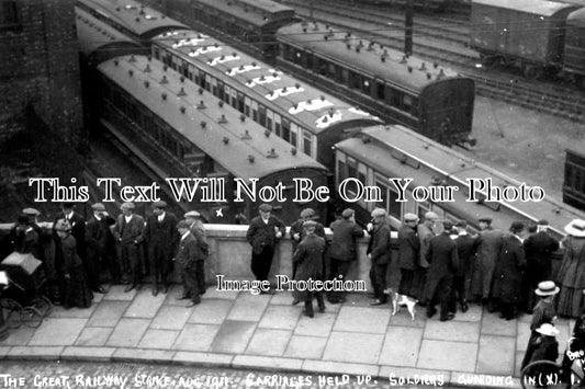 YO 891 - York Railway Strike, Great Northern Railway, Yorkshire 1911