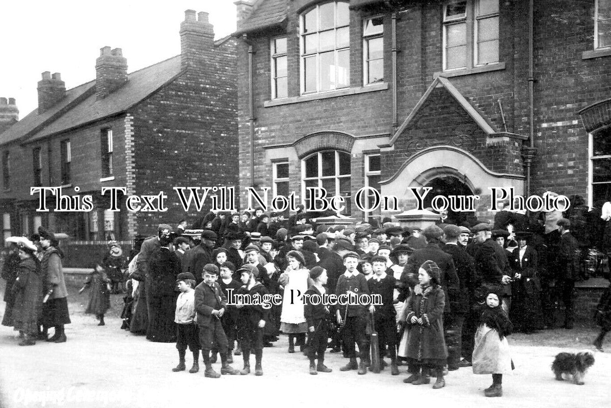 YO 8926 - Opening Ceremony, Carnegie Library, Tinsley, Sheffield, Yorkshire 1905