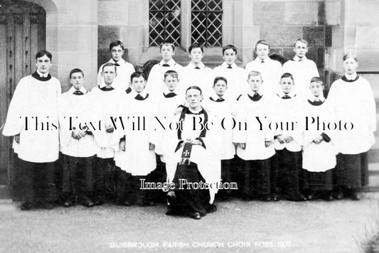 YO 8944 - Guisborough Parish Church Choir Boys, Yorkshire 1909