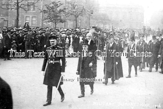 YO 8959 - Military Sunday, York, Yorkshire c1916