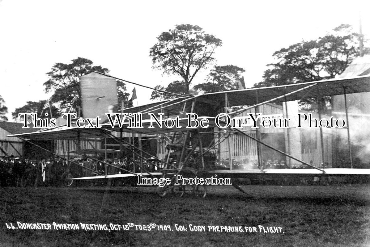 YO 8995 - Doncaster Aviation Meeting, Col Cody, Yorkshire 1909