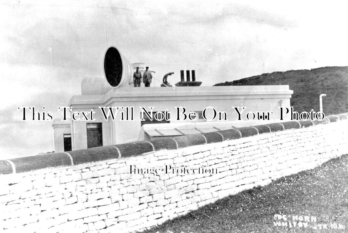 YO 9008 - Fog Horn, Whitby, Yorkshire c1920