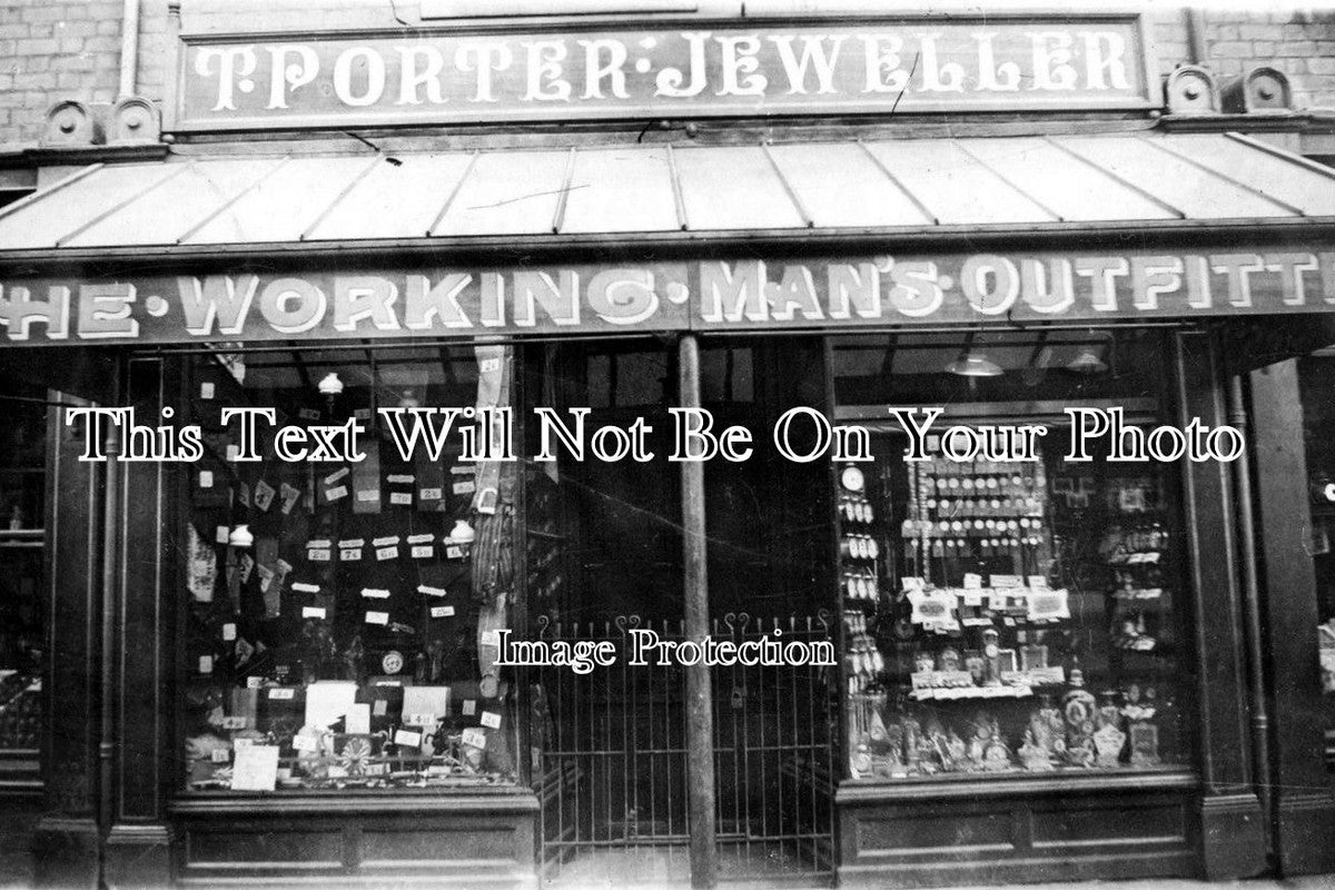 YO 906 - Jeweller Shopfront, Grangetown, Middlesbrough, Yorkshire c1910