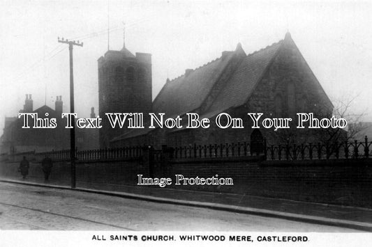 YO 909 - All Saints Church, Whitwood Mere, Castleford, Yorkshire