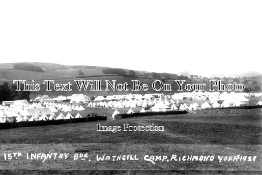 YO 9092 - 15th Infantry Brigade, Wathgill Military Camp, Richmond