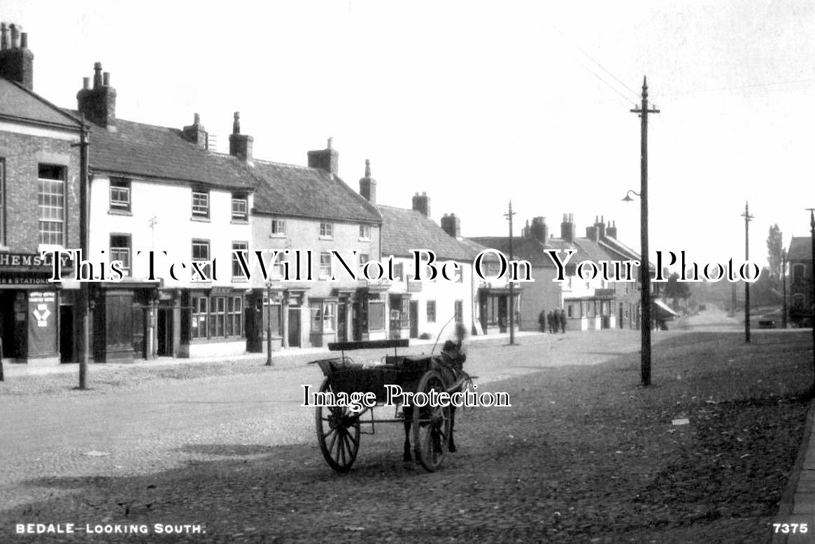 YO 9103 - Bedale Looking South, Yorkshire c1927 – JB Archive