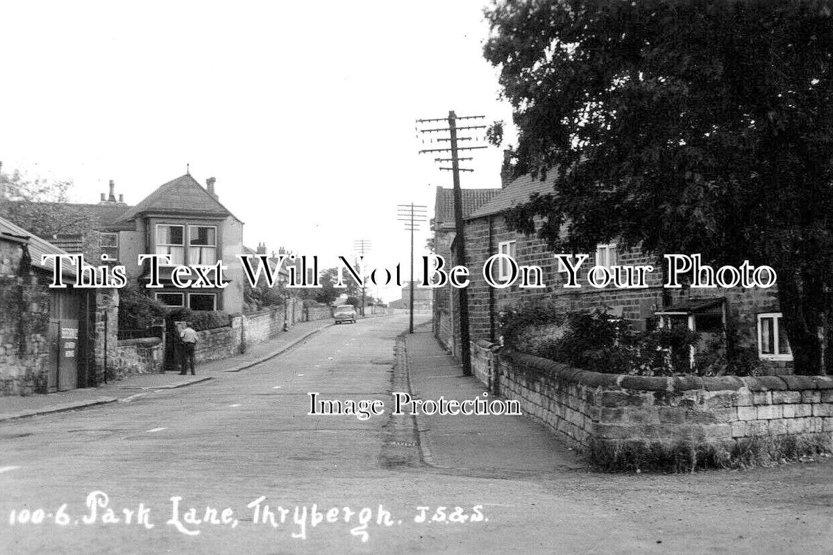 YO 9112 - Park Lane, Thrybergh, Yorkshire c1960