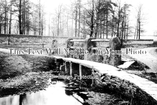 YO 9124 - Stone Slab Footbridge, Thorne, Doncaster, Yorkshire