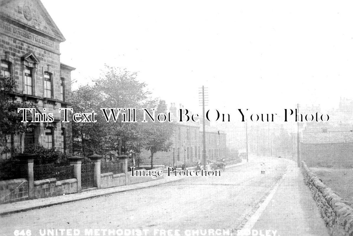 YO 9147 - United Methodist Free Church, Rodley, Yorkshire c1914
