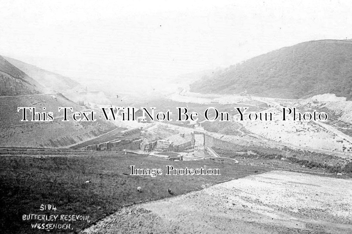 YO 915 - Construction Of Butterley Reservoir, Wessenden, Marsden, Yorkshire