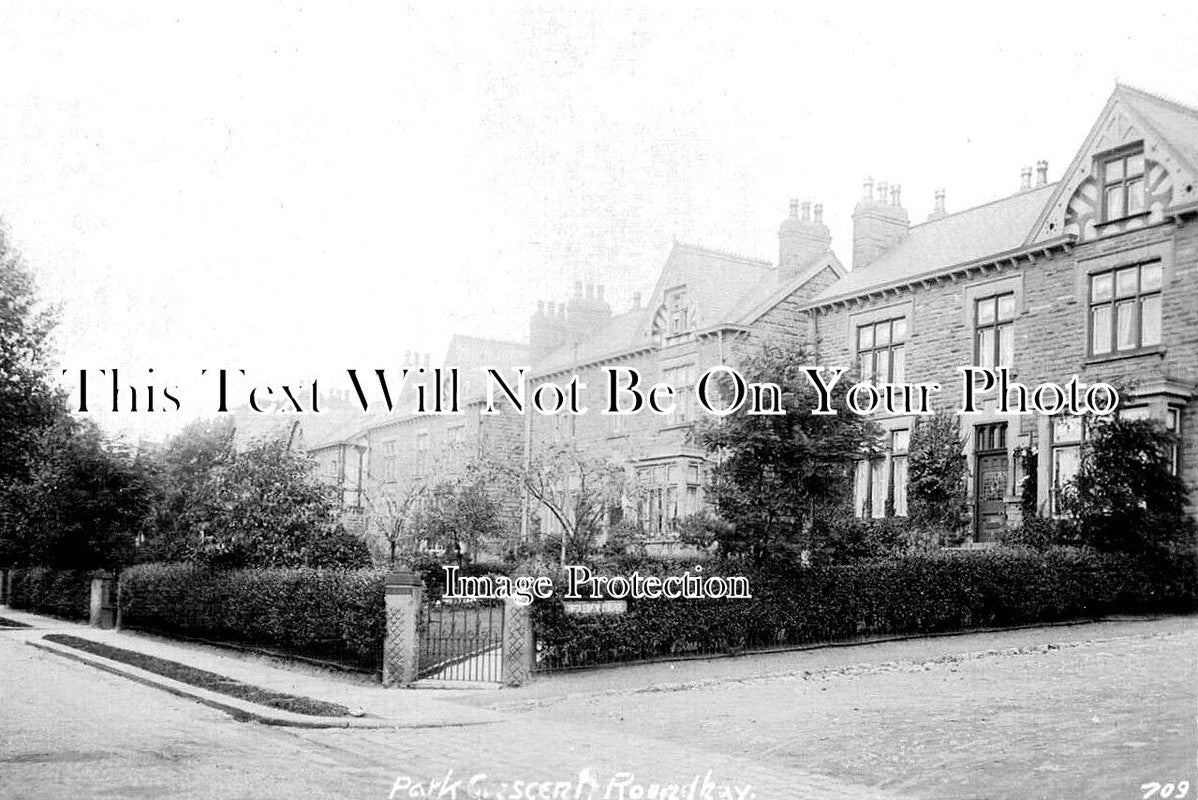 YO 9153 - Park Crescent, Roundhay, Leeds, Yorkshire