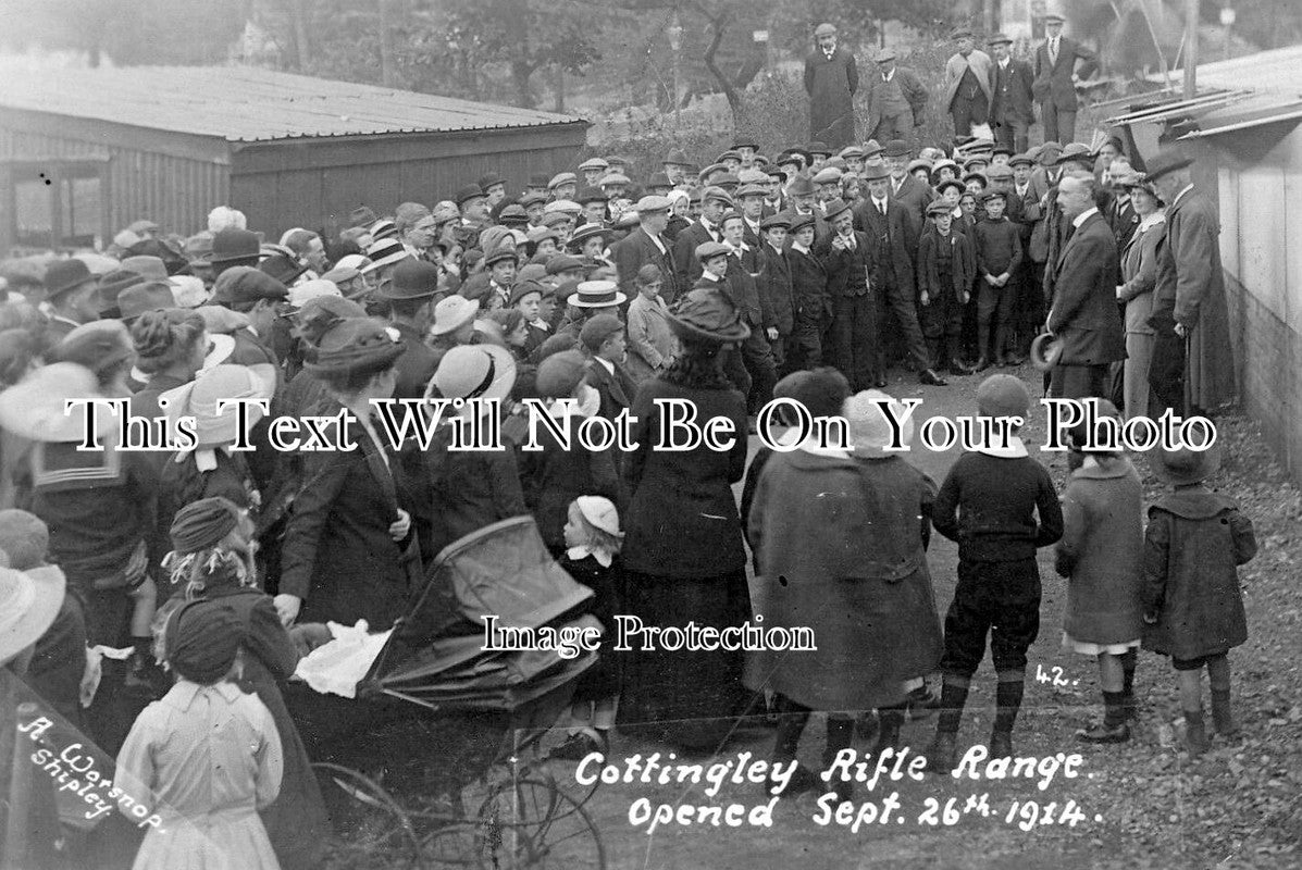YO 9188 - Cottingley Rifle Range, Bingley, Yorkshire 1914