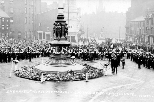 YO 9199 - Sheffield War Memorial, Yorkshire