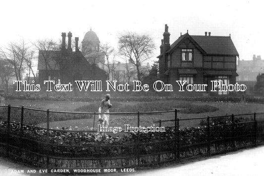 YO 9207 - Adam & Eve Garden, Woodhouse Moor, Leeds, Yorkshire c1939