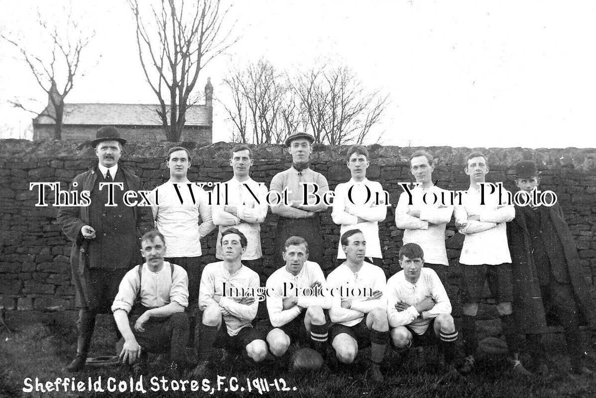 YO 9232 - Sheffield Cold Stores Football Club, Yorkshire 1911-12