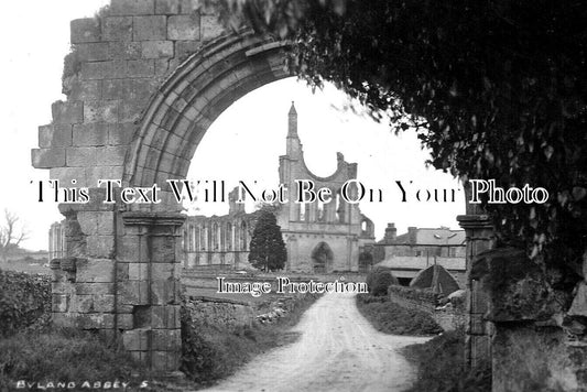 YO 9263 - Byland Abbey, Yorkshire