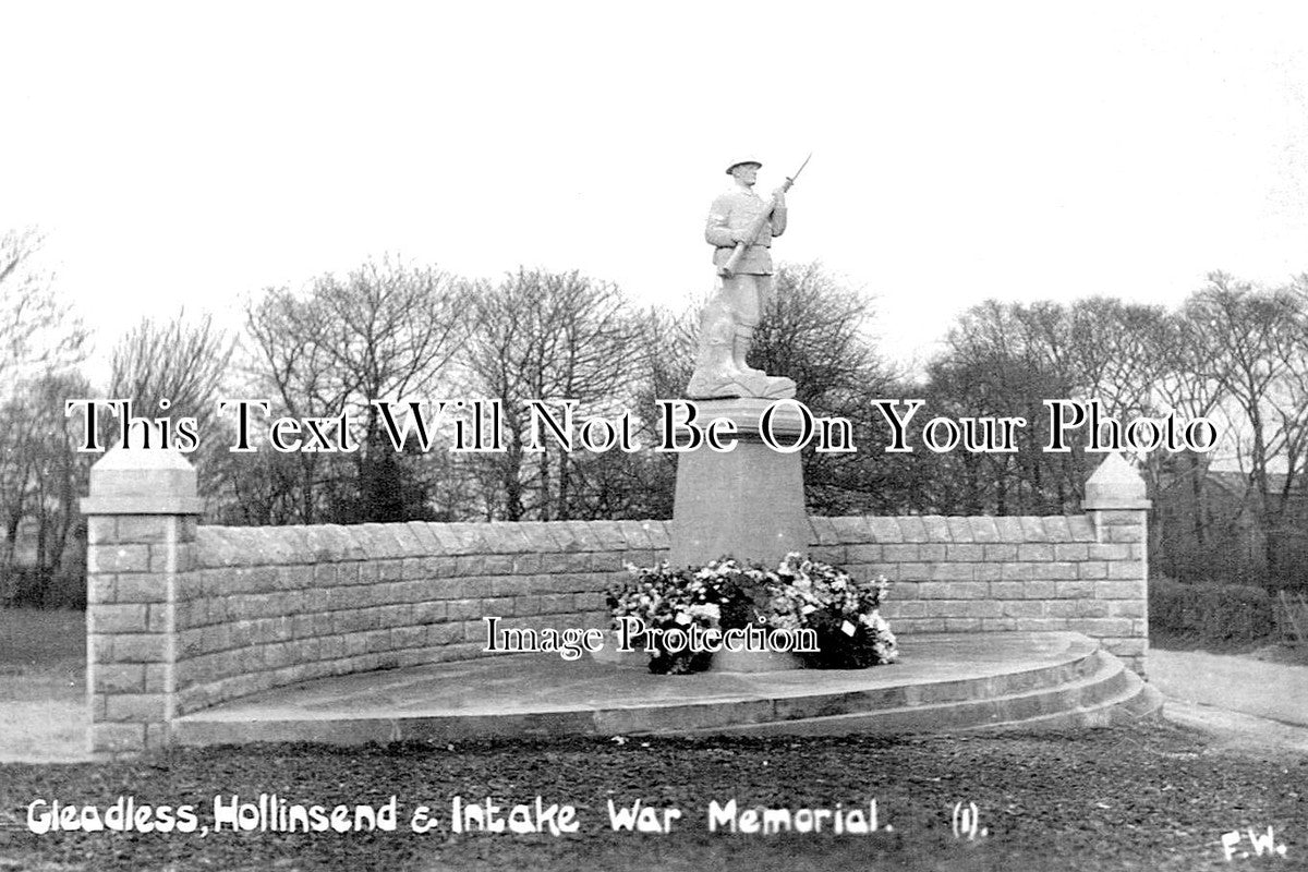 YO 9275 - Gleadless Hollinsend & Intake War Memorial, Yorkshire