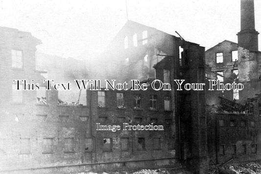 YO 9296 - Mill Fire, Halifax, Yorkshire c1906