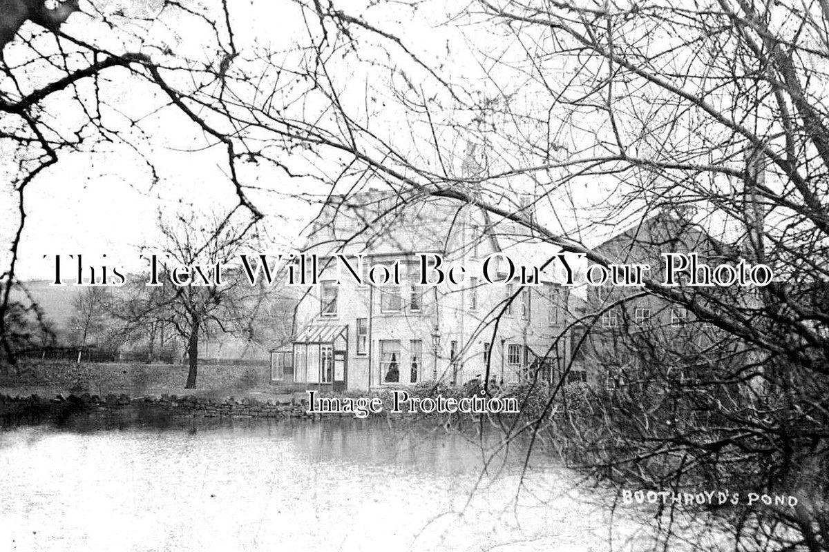 YO 9337 - Boothroyds Pond, Meanwood, Leeds, Yorkshire c1909