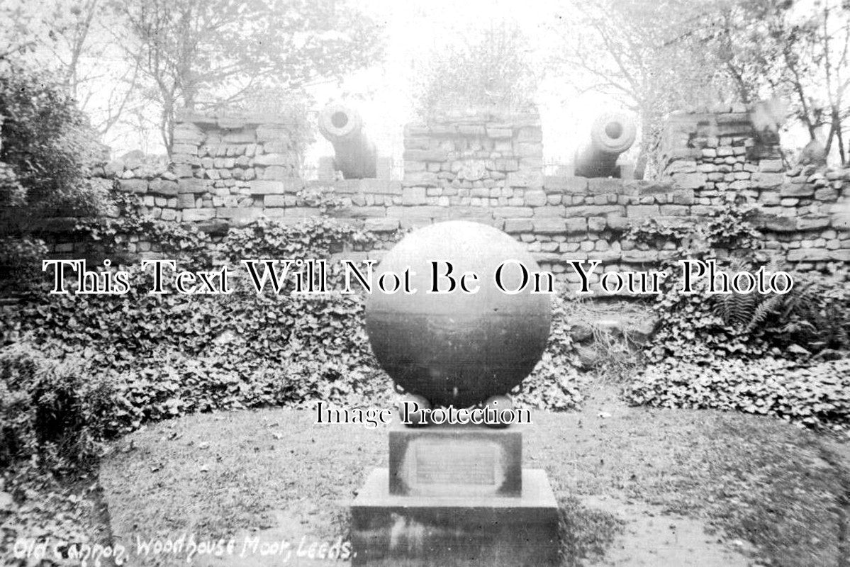 YO 9361 - Old Cannon, Woodhouse Moor, Leeds, Yorkshire c1906