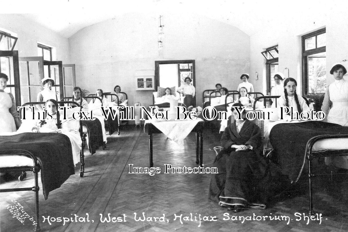 YO 9466 - West Ward, Halifax Sanatorium, Shelf Hospital, Yorkshire