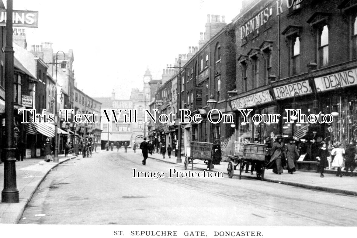 YO 9527 - St Sepulchre Gate, Doncaster, Yorkshire c1911