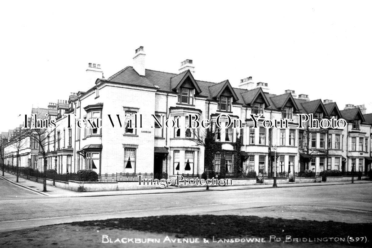 YO 9549 - Blackburn Avenue & Landsdowne Road, Bridlington c1923