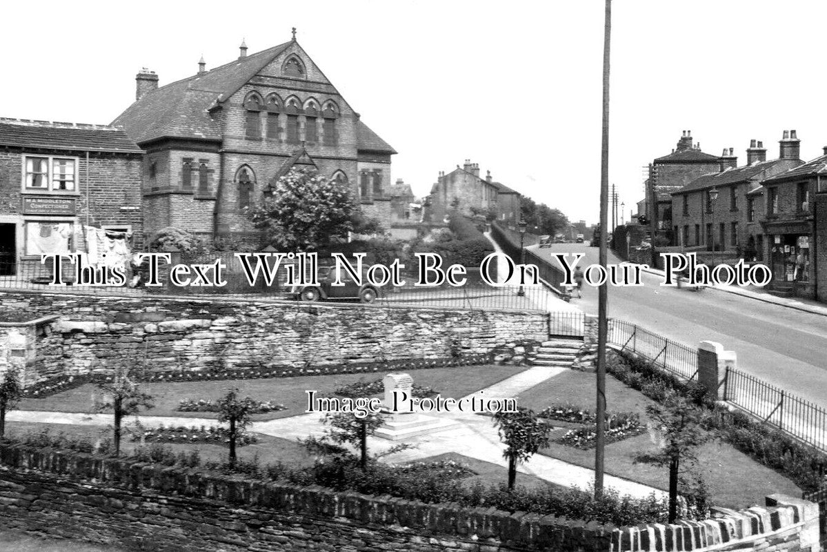 YO 9564 - Memorial Park & Methodist Chapel, Shelf, Yorkshire