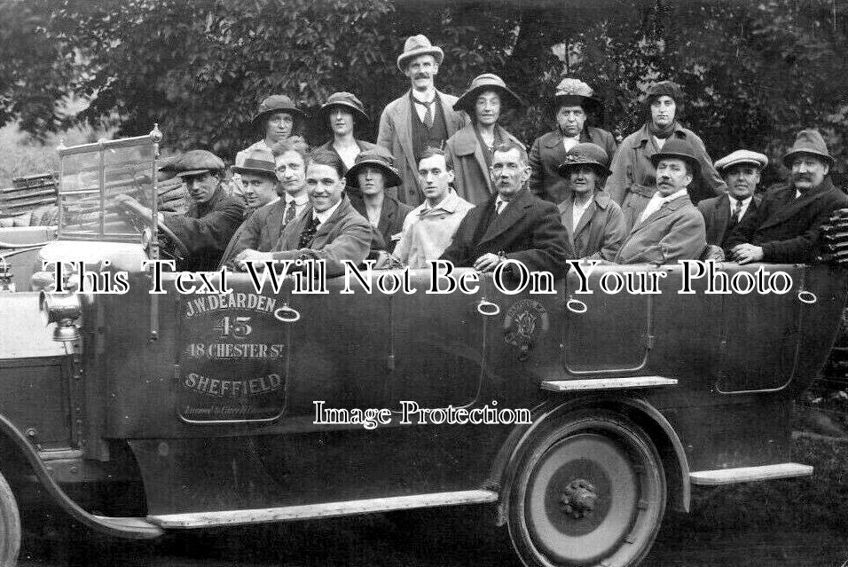 YO 9585 - JW Dearden Charabanc, Sheffield, Yorkshire