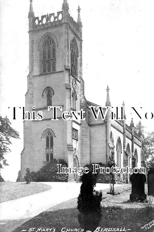 YO 9588 - St Marys Church, Birdsall, Malton, Yorkshire