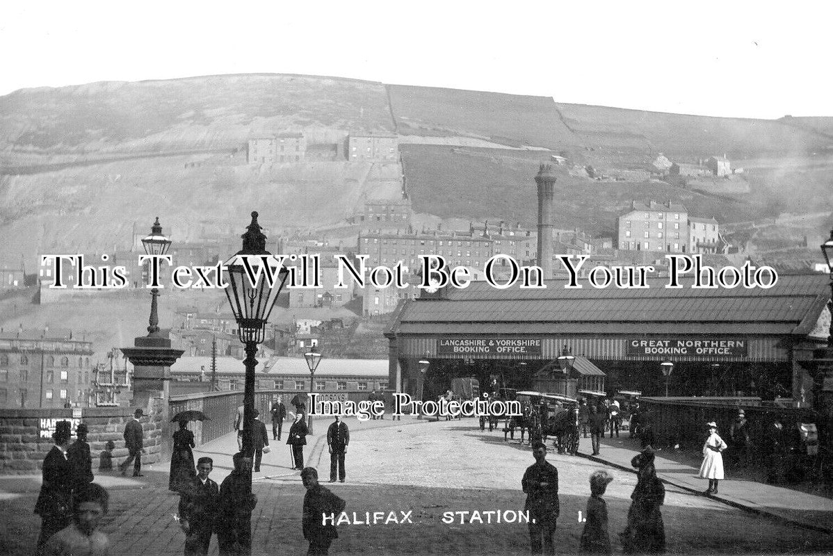 YO 9598 - Halifax Railway Station, Yorkshire