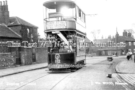 YO 9616 - Tram No 112, Beeston Terminus, Leeds, Yorkshire