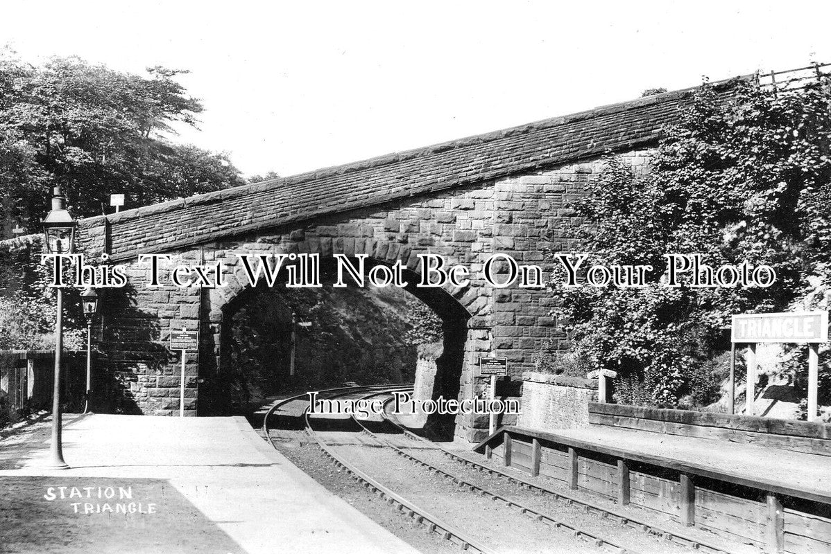 YO 9650 - Triangle Railway Station, Halifax, Yorkshire