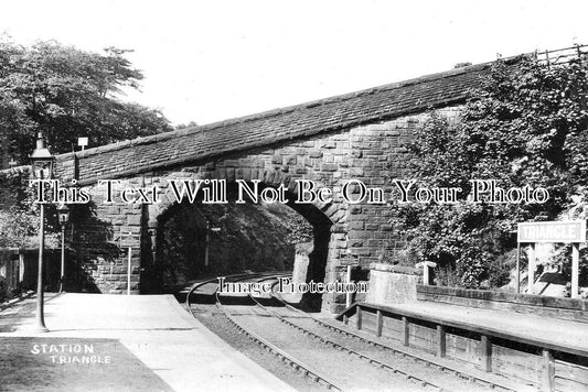 YO 9650 - Triangle Railway Station, Halifax, Yorkshire