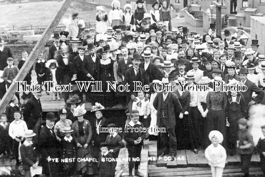 YO 9691 - Pye Nest Methodist Chapel Stone Laying, Yorkshire
