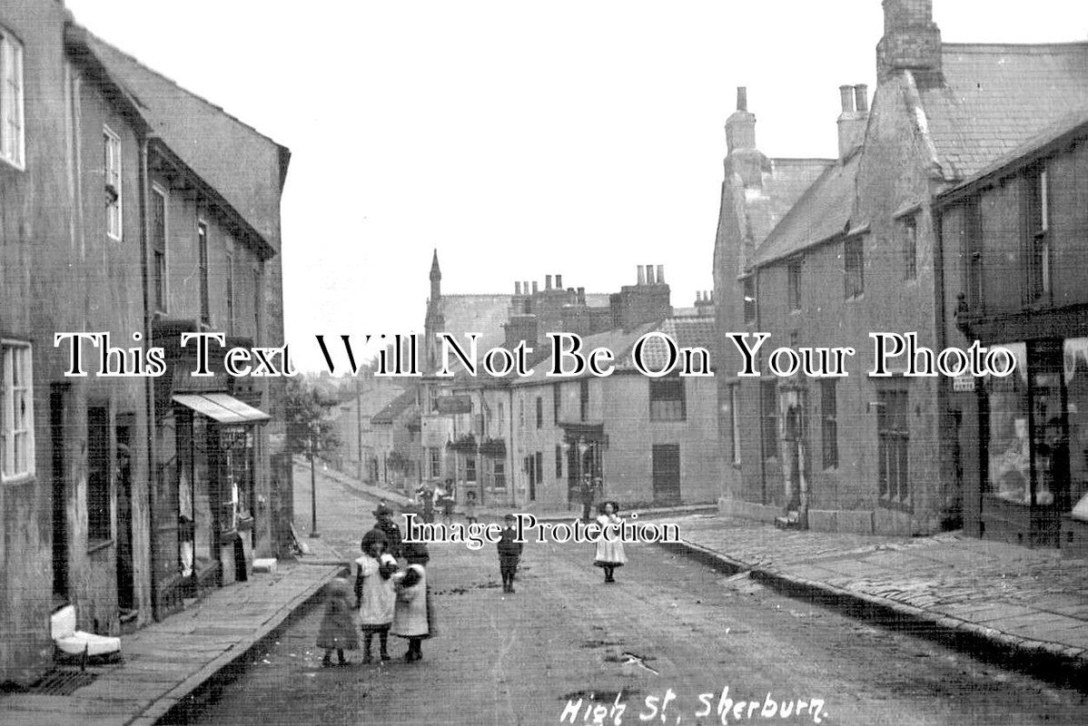 YO 9707 - High Street, Sherburn In Elmet, Yorkshire c1911