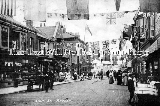 YO 971 - High Street, Redcar, Yorkshire c1908