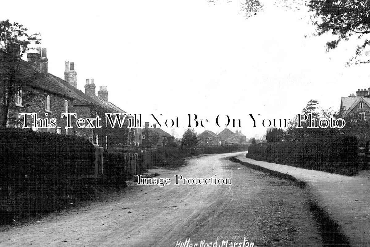 YO 9748 - Hutton Road, Marston, Yorkshire c1909