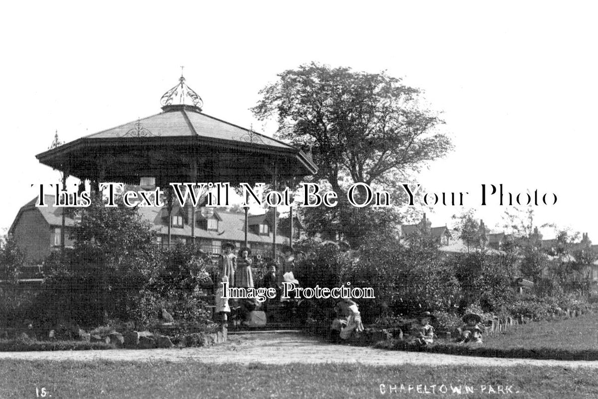 YO 9772 - Bandstand, Chapeltown Park, Leeds, Yorkshire