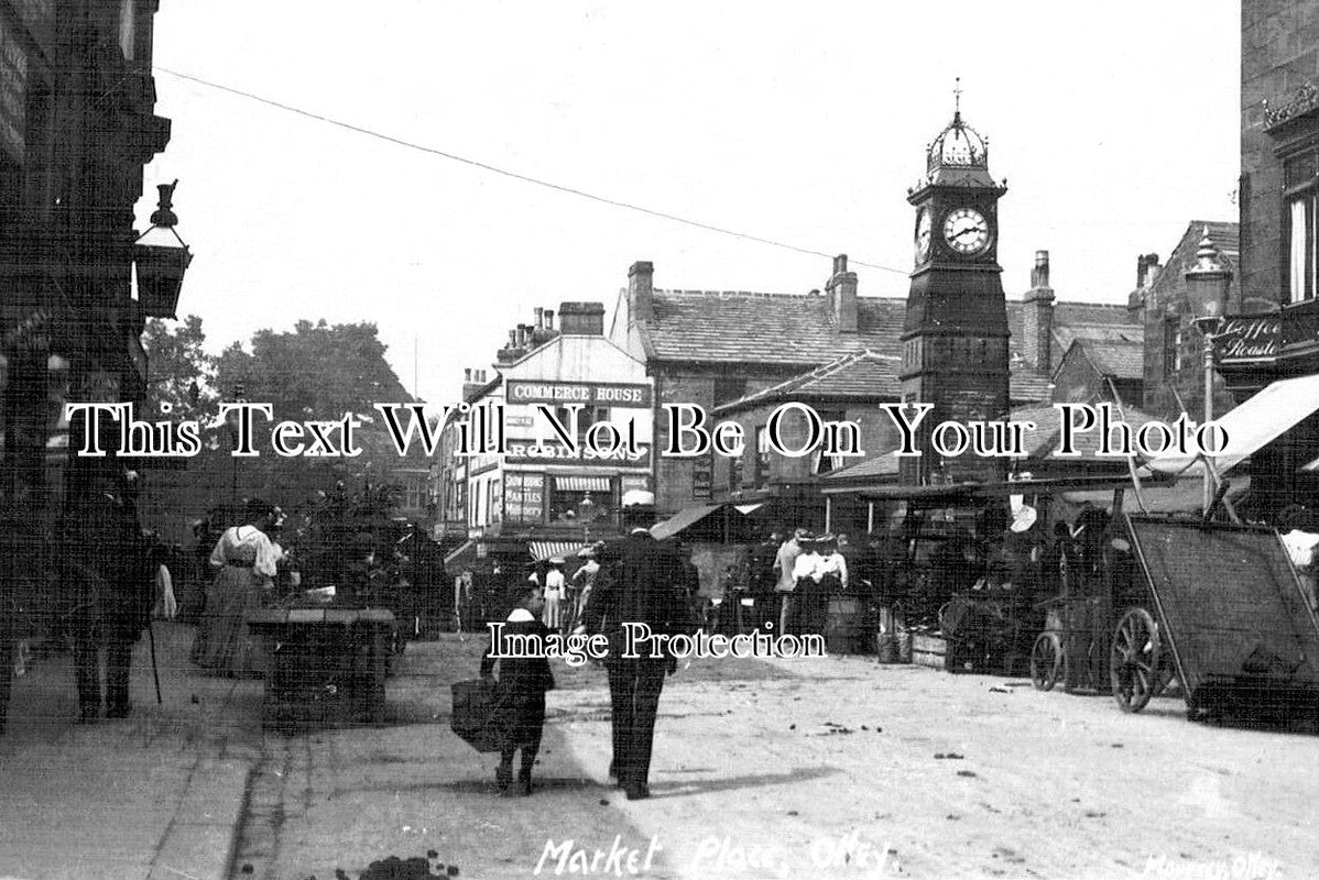 YO 9791 - Market Place, Otley, Yorkshire c1910