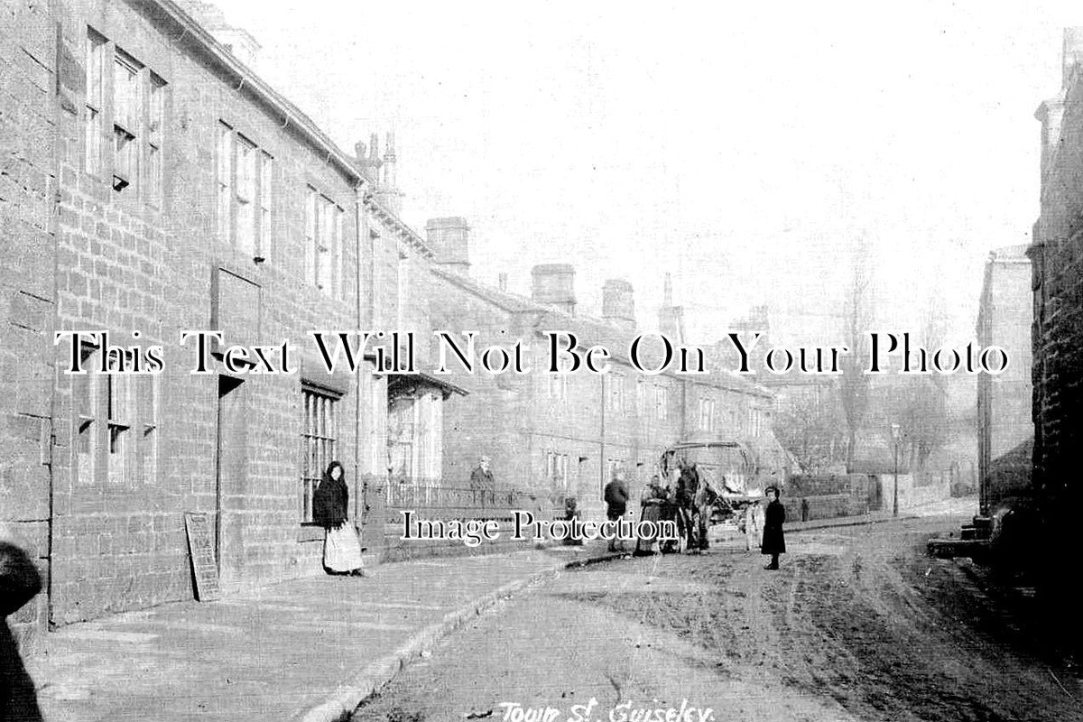 YO 9796 - Town Street, Guiseley, Yorkshire c1909