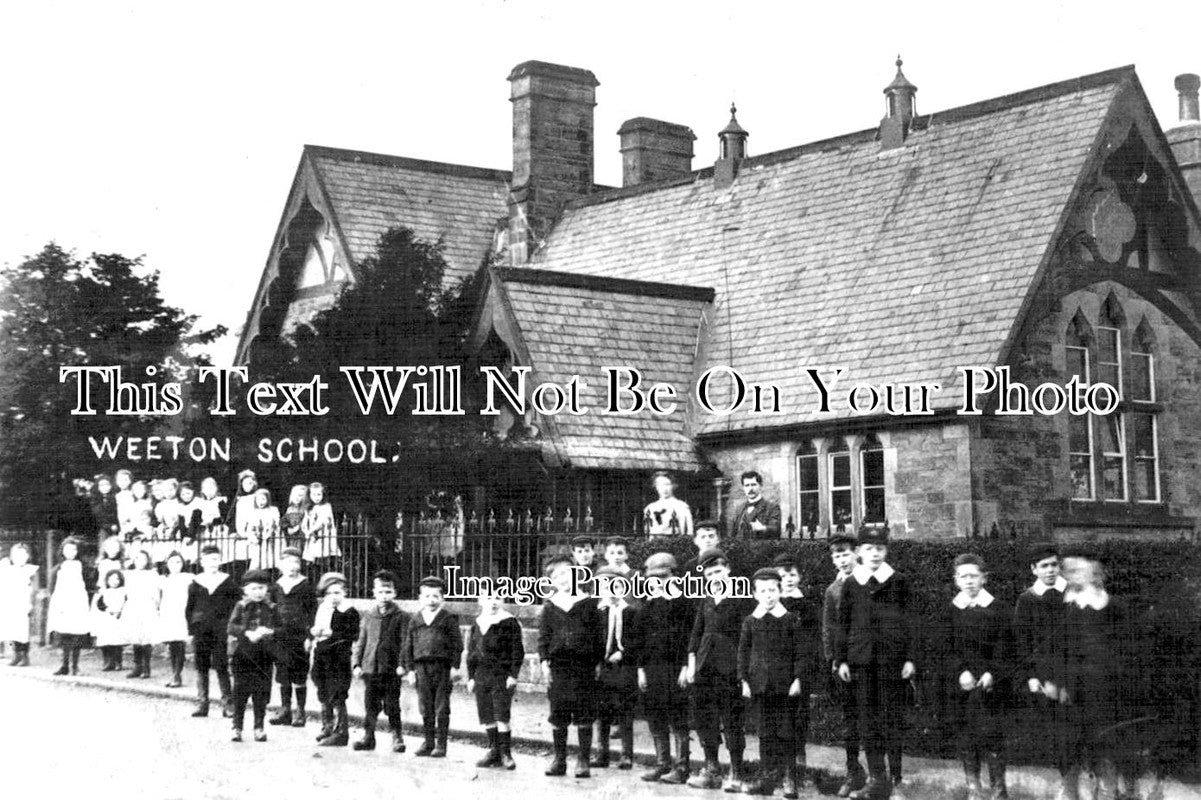 YO 9820 - Weeton School, Yorkshire c1905