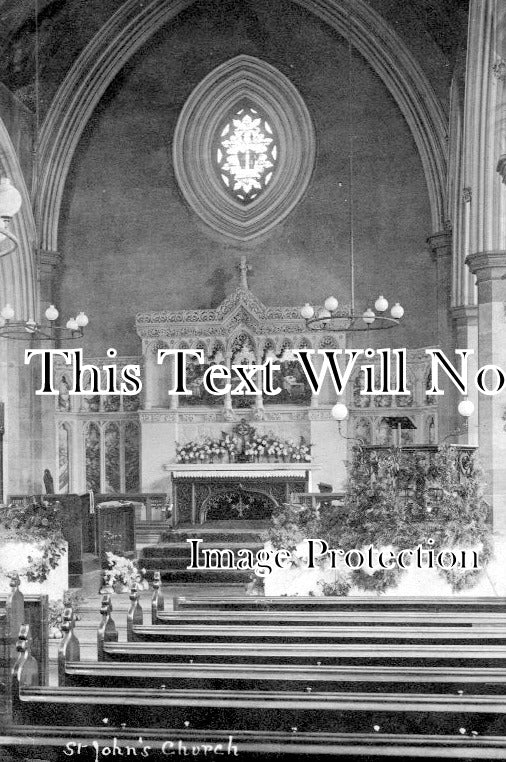 YO 9836 - St Johns Church Interior, Whitby, Yorkshire