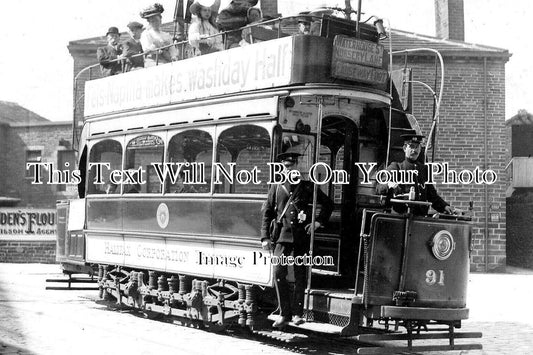 YO 9853 - Tram Car No91, Halifax Corporation Tramways, Yorkshire