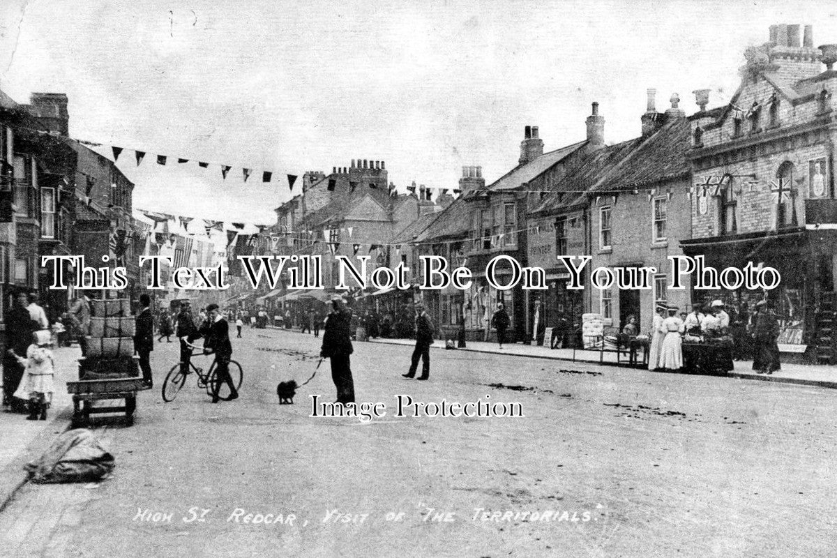 YO 989 - Visit Of The Territorials, Redcar, Yorkshire 1908